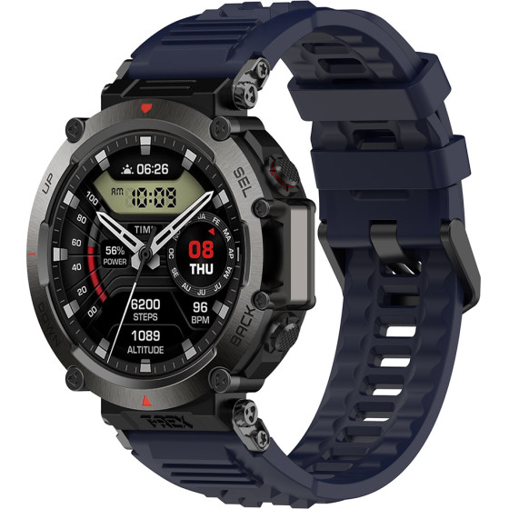 Techsuit - Watchband (W067) - Amazfit T-Rex Ultra - Navy Blue