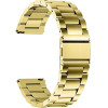 Techsuit - Watchband 18mm (W010) - Huawei Watch GT 4 (41mm)/W1/Honor Watch S1/Garmin Venu 2S/Vivoactive 4S - Gold
