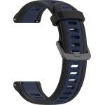 Techsuit - Watchband 18mm (W053) - Huawei Watch GT 4 (41mm)/W1/Honor Watch S1/Garmin Venu 2S/Vivoactive 4S - Dark Blue