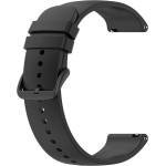 Techsuit - Watchband 20mm (W001) - Samsung Galaxy Watch 4/5/Active 2, Huawei Watch GT 3 (42mm)/GT 3 Pro (43mm) - Black