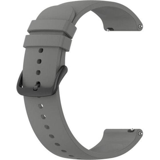 Techsuit - Watchband 20mm (W001) - Samsung Galaxy Watch 4/5/Active 2, Huawei Watch GT 3 (42mm)/GT 3 Pro (43mm) - Gray