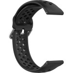 Techsuit - Watchband 20mm (W004) - Samsung Galaxy Watch 4/5/Active 2, Huawei Watch GT 3 (42mm)/GT 3 Pro (43mm) - Black