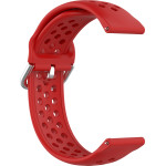 Techsuit - Watchband 20mm (W004) - Samsung Galaxy Watch 4/5/Active 2, Huawei Watch GT 3 (42mm)/GT 3 Pro (43mm) - Red