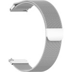 Techsuit - Watchband 20mm (W009) - Samsung Galaxy Watch 4/5/Active 2, Huawei Watch GT 3 (42mm)/GT 3 Pro (43mm) - Silver