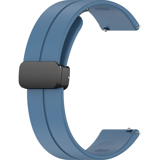Techsuit - Watchband 20mm (W011) - Samsung Galaxy Watch 4/5/Active 2, Huawei Watch GT 3 (42mm)/GT 3 Pro (43mm) - Blue