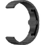Techsuit - Watchband 20mm (W012) - Samsung Galaxy Watch 4/5/Active 2, Huawei Watch GT 3 (42mm)/GT 3 Pro (43mm) - Black