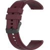 Techsuit - Watchband 20mm (W026) - Samsung Galaxy Watch 4/5/Active 2, Huawei Watch GT 3 (42mm)/GT 3 Pro (43mm) - Burgundy