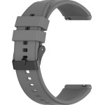 Techsuit - Watchband 20mm (W026) - Samsung Galaxy Watch 4/5/Active 2, Huawei Watch GT 3 (42mm)/GT 3 Pro (43mm) - Gray