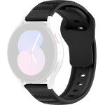 Techsuit - Watchband 20mm (W050) - Samsung Galaxy Watch 4/5/Active 2, Huawei Watch GT 3 (42mm)/GT 3 Pro (43mm) - Black