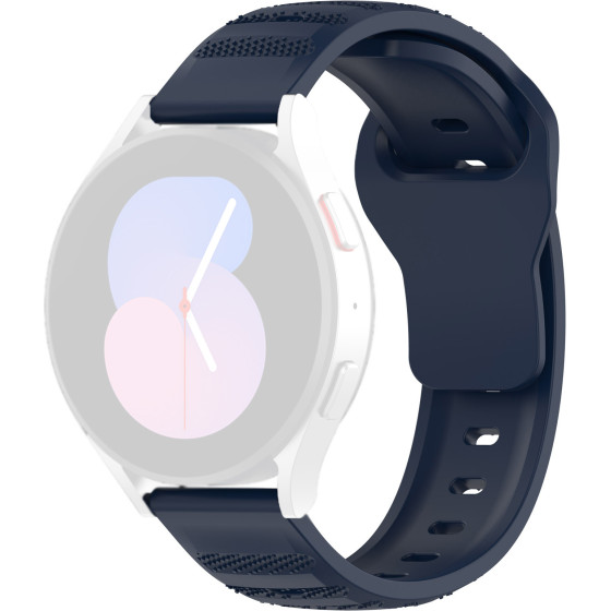 Techsuit - Watchband 20mm (W050) - Samsung Galaxy Watch 4/5/Active 2, Huawei Watch GT 3 (42mm)/GT 3 Pro (43mm) - Blue