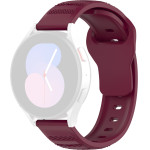 Techsuit - Watchband 20mm (W050) - Samsung Galaxy Watch 4/5/Active 2, Huawei Watch GT 3 (42mm)/GT 3 Pro (43mm) - Bordeaux