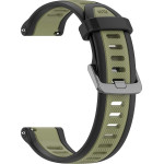 Techsuit - Watchband 20mm (W053) - Samsung Galaxy Watch 4/5/Active 2, Huawei Watch GT 3 (42mm)/GT 3 Pro (43mm) - Khaki