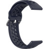 Techsuit - Watchband 22mm (W004) - Samsung Galaxy Watch (46mm)/Watch 3/Gear S3, Huawei Watch GT/GT 2/GT 3 (46mm) - Dark Blue