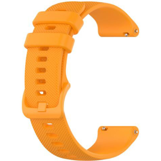 Techsuit - Watchband 22mm (W006) - Samsung Galaxy Watch (46mm)/Watch 3/Gear S3, Huawei Watch GT/GT 2/GT 3 (46mm) - Orange