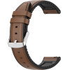 Techsuit - Watchband 22mm (W007) - Samsung Galaxy Watch (46mm)/Watch 3/Gear S3, Huawei Watch GT/GT 2/GT 3 (46mm) - Brown