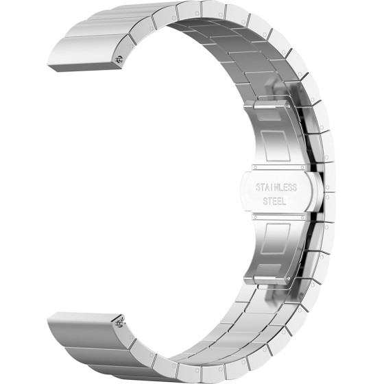Techsuit - Watchband 22mm (W012) - Huawei Watch GT 2 (46mm)/GT 2 Pro/GT 3 Pro (46mm)/Ultimate, Xiaomi Watch S1 - Silver