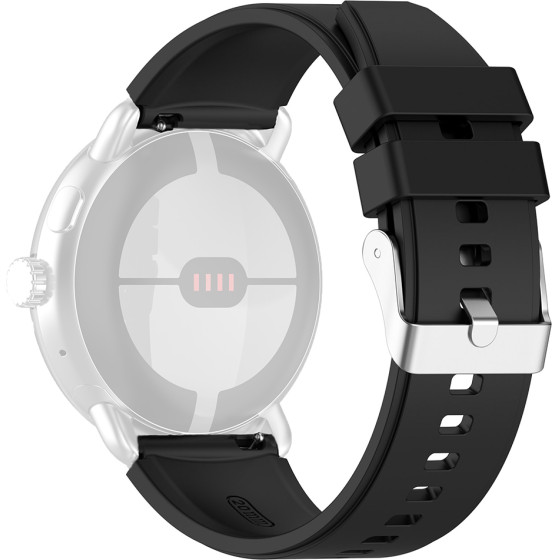 Techsuit - Watchband 22mm (W026) - Huawei Watch GT 2 (46mm)/GT 2 Pro/GT 3 Pro (46mm)/Ultimate, Xiaomi Watch S1 - Black