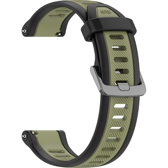 Techsuit - Watchband 22mm (W053) - Huawei Watch GT 2 (46mm)/GT 2 Pro/GT 3 Pro (46mm)/Ultimate, Xiaomi Watch S1 - Khaki