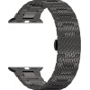 Techsuit - Watchband 32mm (W052) - Apple Watch 1/2/3/4/5/6/7/8/9/10/SE/SE 2 (38/40/41/42mm) - Black