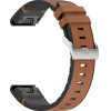 Techsuit - Watchband QuickFit 20mm (W071) - Instinct 2S/2S Solar/Approach S70 42mm/fenix 7S Pro Sapphire Solar - Brown