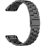 Techsuit - Watchband QuickFit 22mm (W010) - Garmin Fenix 5/5 Plus 6/6 Pro/7/Forerunner 935/945/955/Approach S60/S62 - Black