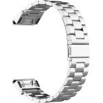 Techsuit - Watchband QuickFit 22mm (W010) - Garmin Fenix 5/5 Plus 6/6 Pro/7/Forerunner 935/945/955/Approach S60/S62 - Silver
