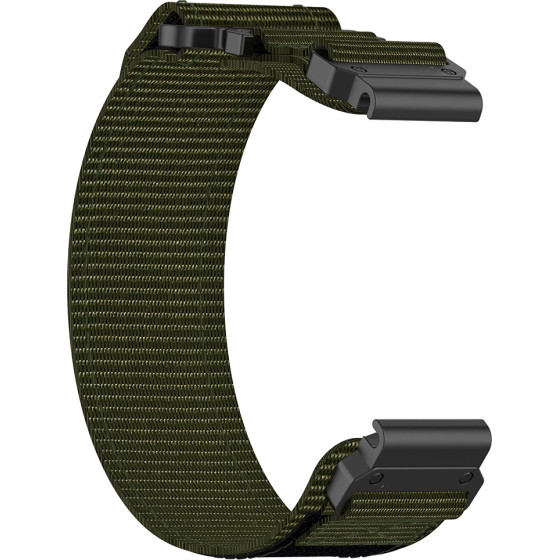Techsuit - Watchband QuickFit 22mm (W057) - Garmin Fenix 5/5 Plus 6/6 Pro/7/Forerunner 935/945/955/Approach S60/S62 - Green