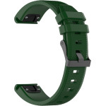 Techsuit - Watchband QuickFit 22mm (W058) - Garmin Fenix 5/5 Plus 6/6 Pro/7/Forerunner 935/945/955/Approach S60 - Dark Green