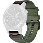 Techsuit - Watchband QuickFit 22mm (W068) - Garmin Fenix 5/5 Plus 6/6 Pro/7/Forerunner 935/945/Approach S60 - Green / Black