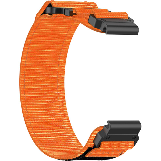 Techsuit - Watchband QuickFit 26mm (W057) - Garmin Fenix 3/3 HR/5X/5X Plus/6X/6X Pro/7X/7X Pro Solar - Orange