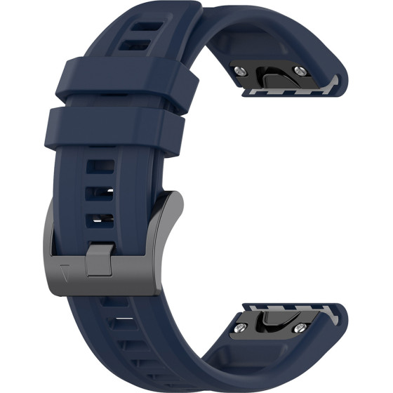 Techsuit - Watchband QuickFit 26mm (W060) - Garmin Fenix 3/3 HR/5X/5X Plus/6X/6X Pro/7X/7X Pro Solar - Navy Blue