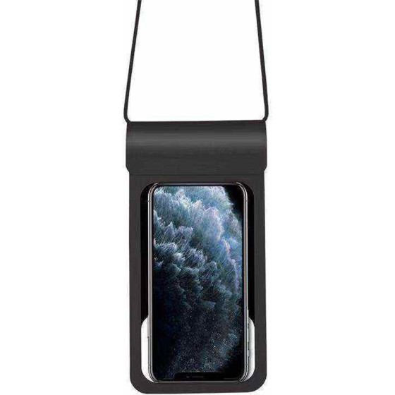 Techsuit - Waterproof Case (TWC1) - for Phones with max. 6.8'', IPX8, 30m - Black - (TWC1/BLACK)