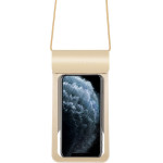 Techsuit - Waterproof Case (TWC1) - for Phones with max. 6.8'', IPX8, 30m - Gold - (TWC1/GOLD)