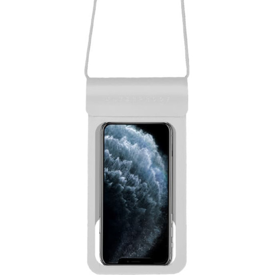 Techsuit - Waterproof Case (TWC1) - for Phones with max. 6.8'', IPX8, 30m - Silver - (TWC1/SILVER)