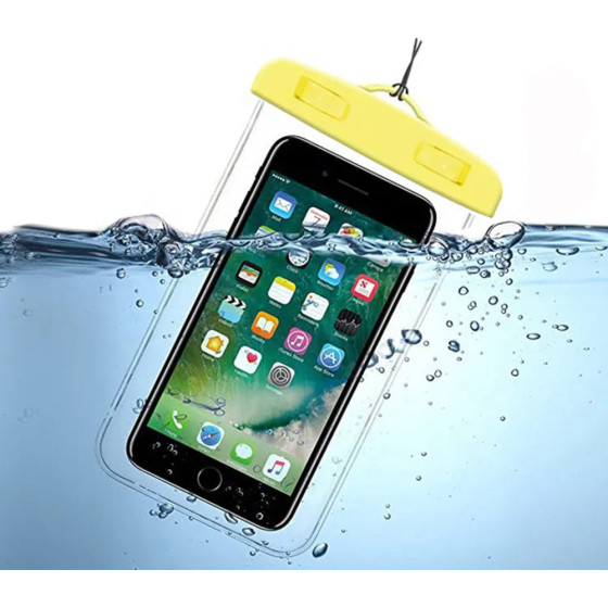 Techsuit - Waterproof Case - for Phone 6.5'' - Yellow