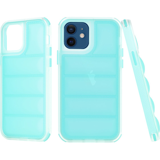 Techsuit - Wave Shield - iPhone 12 / iPhone 12 Pro - Turquoise