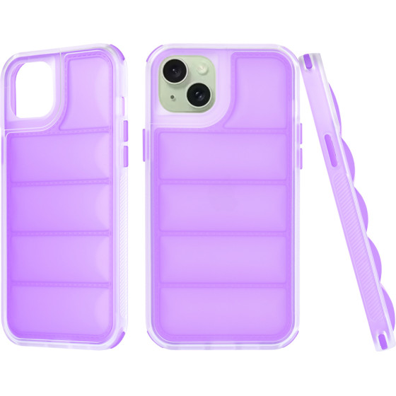 Techsuit - Wave Shield - iPhone 15 Plus - Violet
