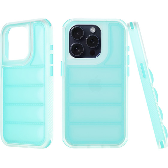 Techsuit - Wave Shield - iPhone 15 Pro - Turquoise