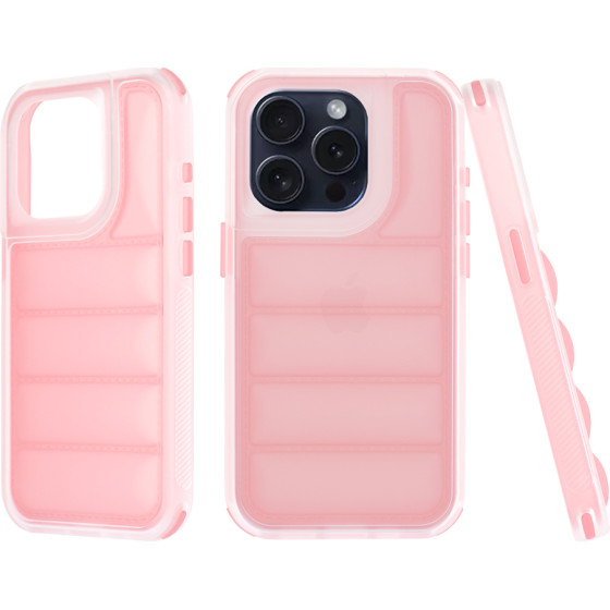 Techsuit - Wave Shield - iPhone 15 Pro - Pink
