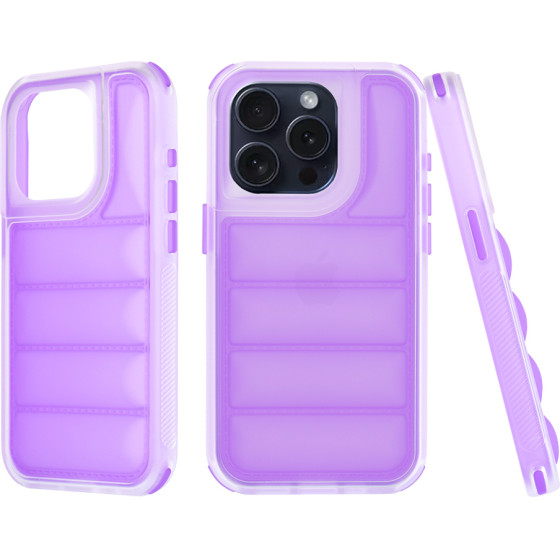 Techsuit - Wave Shield - iPhone 15 Pro - Violet