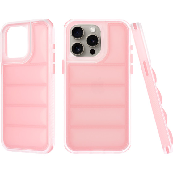 Techsuit - Wave Shield - iPhone 15 Pro Max - Pink