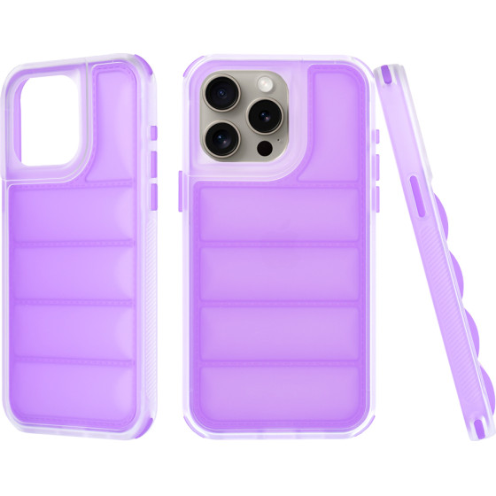 Techsuit - Wave Shield - iPhone 15 Pro Max - Violet