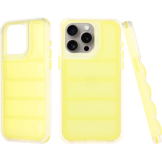 Techsuit - Wave Shield - iPhone 15 Pro Max - Yellow