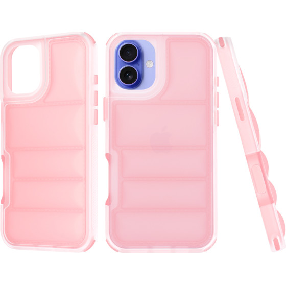 Techsuit - Wave Shield - iPhone 16 - Pink