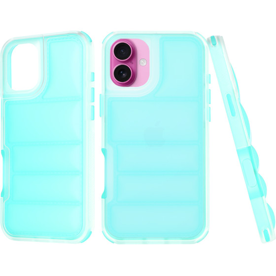 Techsuit - Wave Shield - iPhone 16 Plus - Turquoise