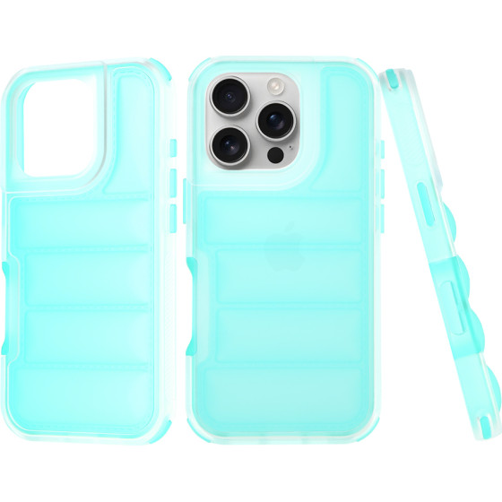 Techsuit - Wave Shield - iPhone 16 Pro - Turquoise