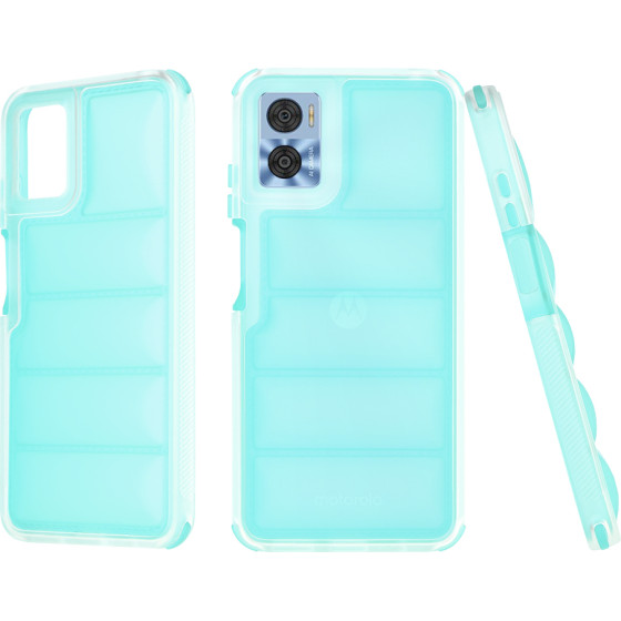 Techsuit - Wave Shield - Motorola Moto E22 / Moto E22i - Turquoise