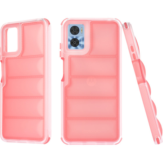 Techsuit - Wave Shield - Motorola Moto E22 / Moto E22i - Red