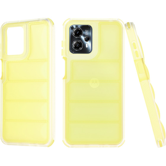 Techsuit - Wave Shield - Motorola Moto G13 / G23 / G53 - Yellow