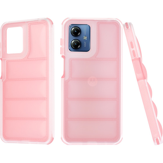 Techsuit - Wave Shield - Motorola Moto G14 - Pink